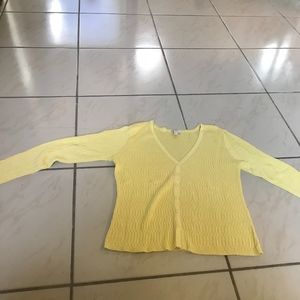 Yellow Cardigan